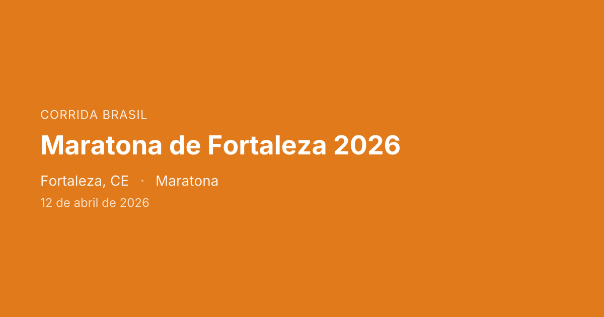 Maratona de Fortaleza