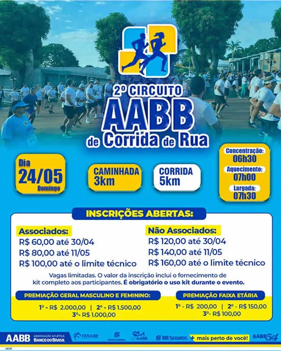 2º Circuito AABB de Corrida de Rua