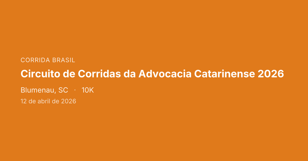 Circuito de Corridas da Advocacia Catarinense