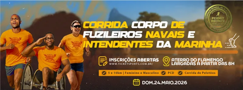 Corrida Corpo de Fuzileiros Navais e Intendentes da Marinha