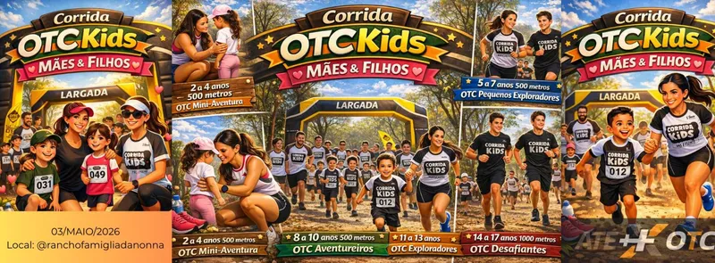 Corrida OTC 3D Kids - Corta-Mato Mães & Filhos