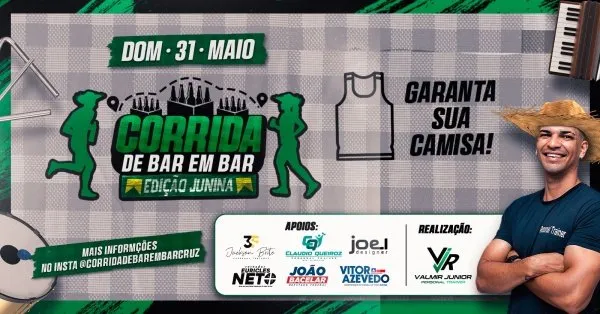 Corrida de Bar em Bar - Edição Junina
