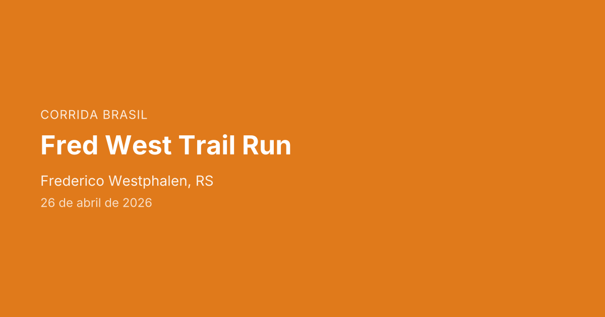 Fred West Trail Run