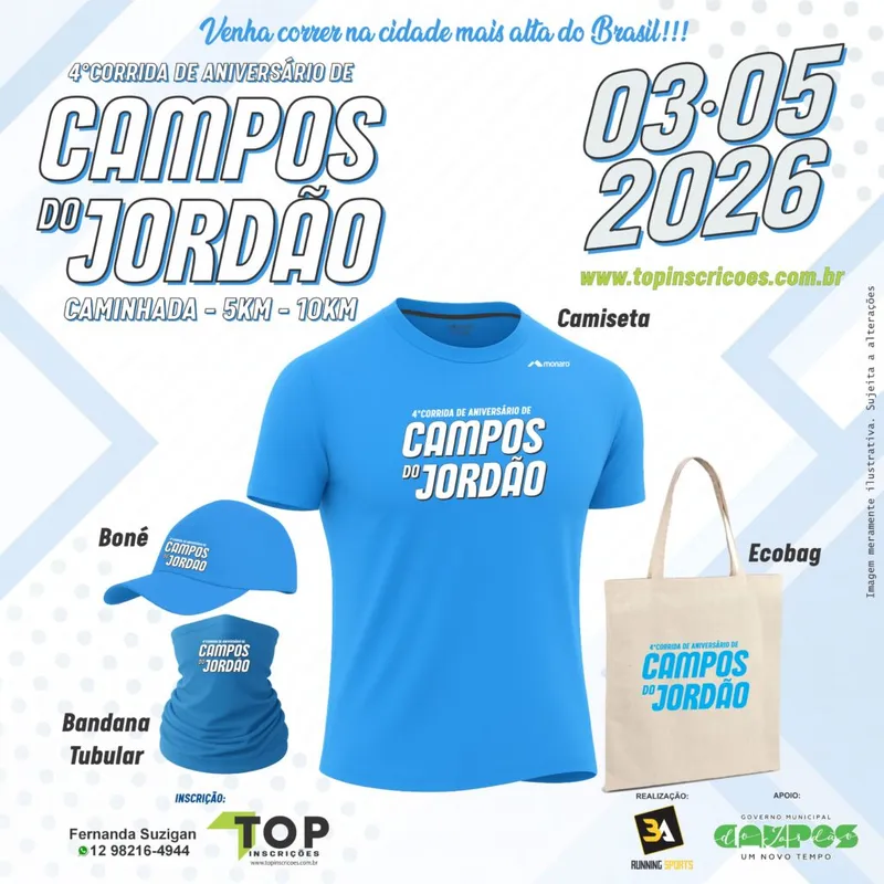 4ª Corrida de Aniversário de Campos do Jordão - 152 Anos