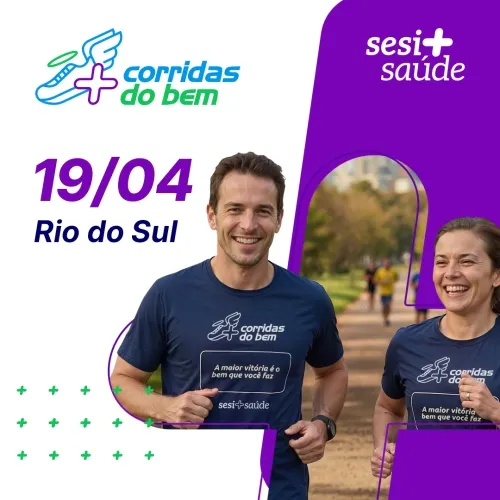 Corridas do Bem Sesi Saúde 2026 - Etapa Rio do Sul