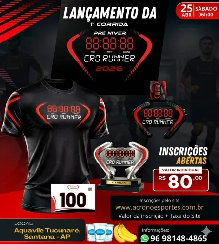 1ª Corrida Pré Niver CRO Runner
