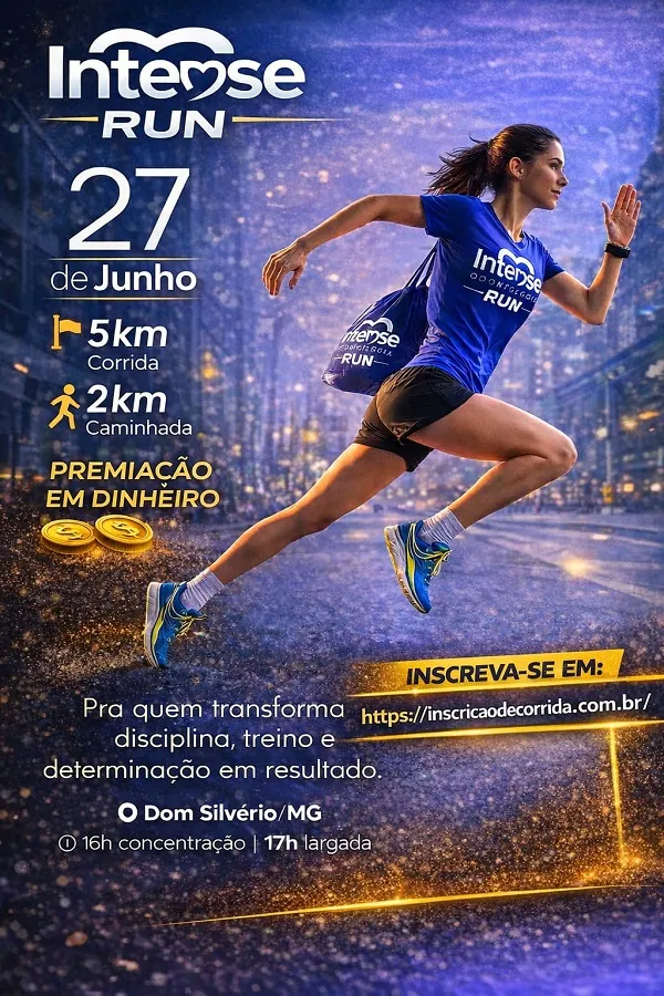 1º Circuito Intense Run - Dom Silvério