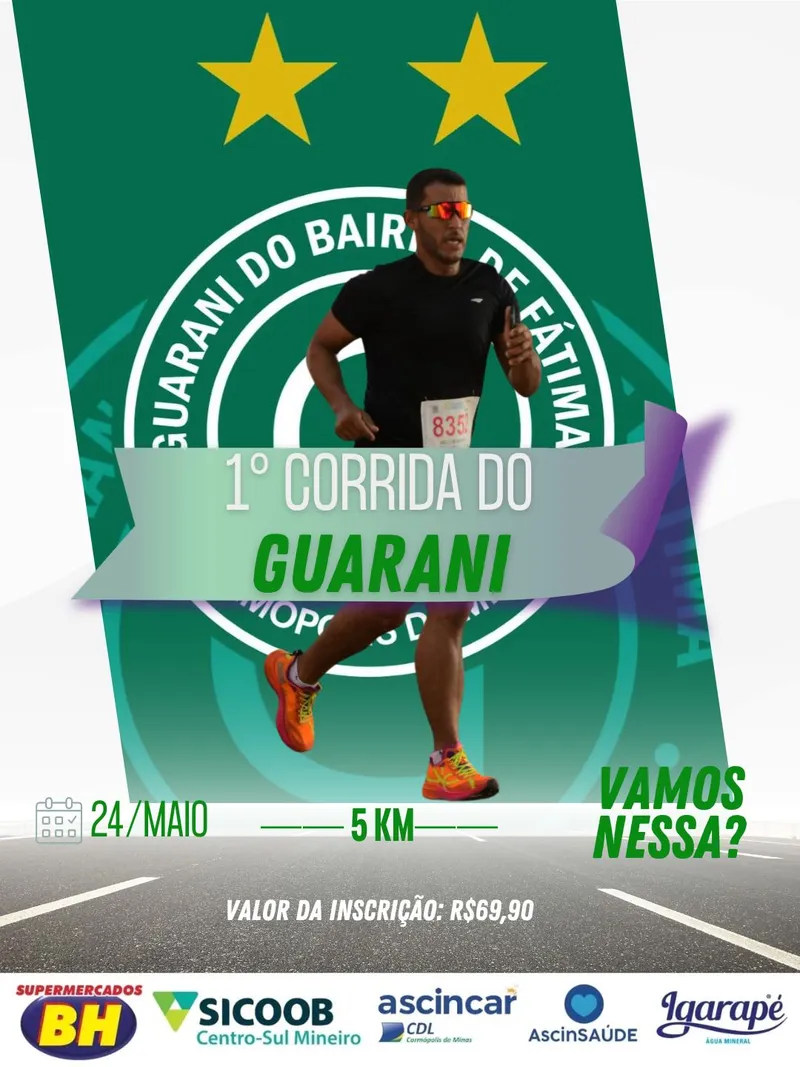 Primeira Corrida e Caminhada Guarani Carmópolis