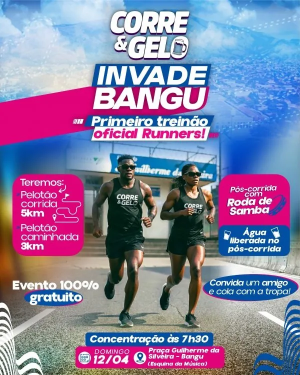 Corre e Gelo Runners Invade Bangu