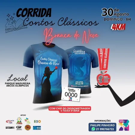 Corrida e Caminhada Contos Clássicos Branca de Neve