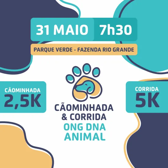 Cãominhada & Corrida Ong Dna Animal - Fazenda Rio Grande