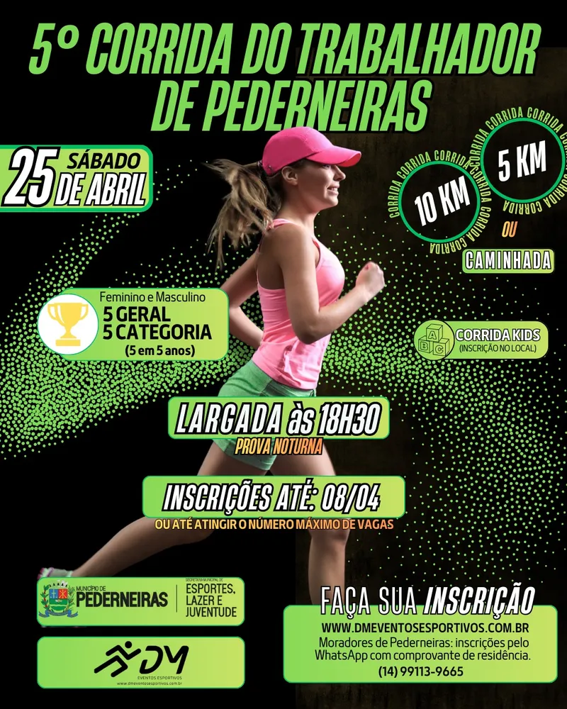 5ª Corrida do Trabalhador de Pederneiras