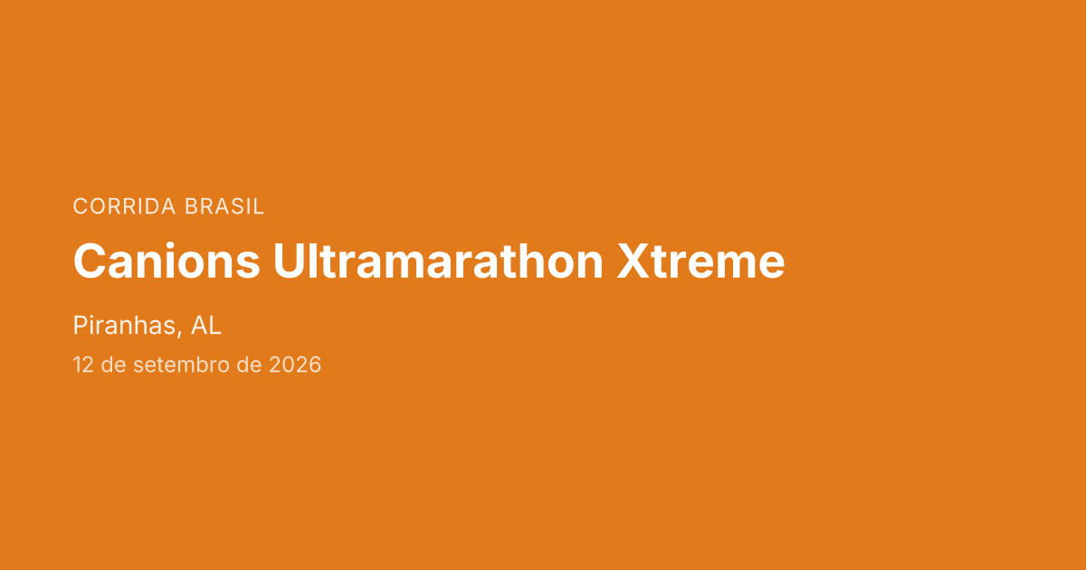 Canions Ultramarathon Xtreme