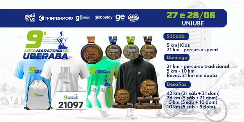 9ª Meia Maratona de Uberaba - Sábado