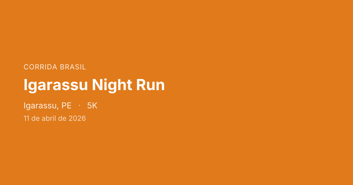 Igarassu Night Run