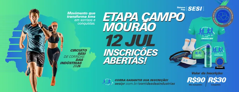 Circuito Sesi de Corrida das Indústrias - Etapa Campo Mourão