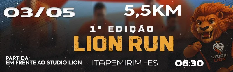 1ª Corrida de Rua do Studio Lion
