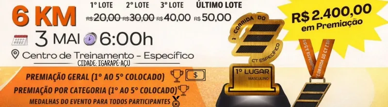 1ª Corrida do CT Específico