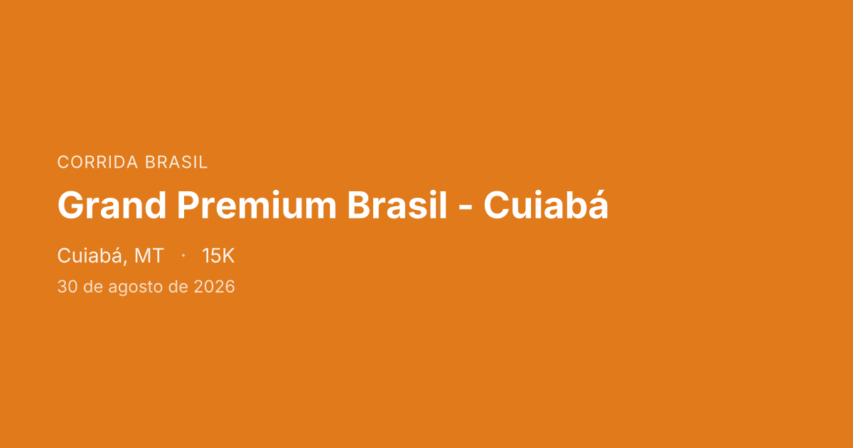 Grand Premium Brasil - Cuiabá