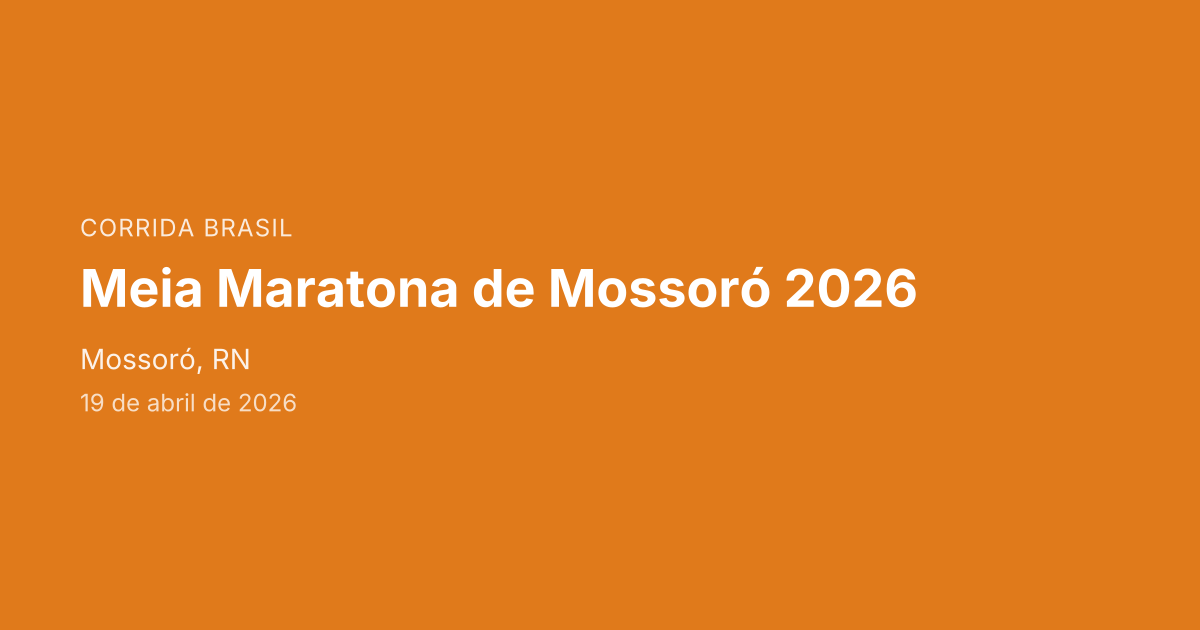 Meia Maratona de Mossoró