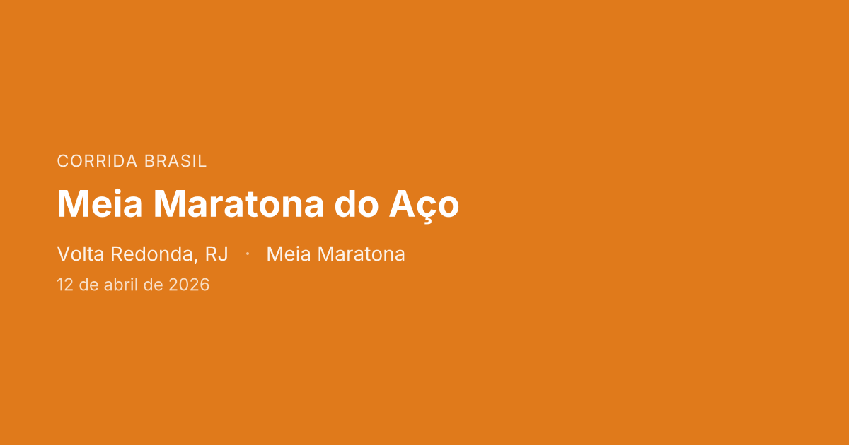 Meia Maratona do Aço