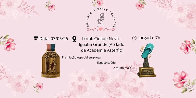 Corrida em Casa a Gente Conversa