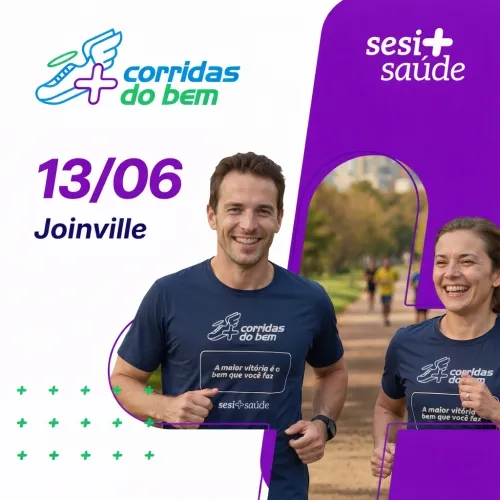 Corridas do Bem Sesi Saúde 2026 - Etapa Joinville