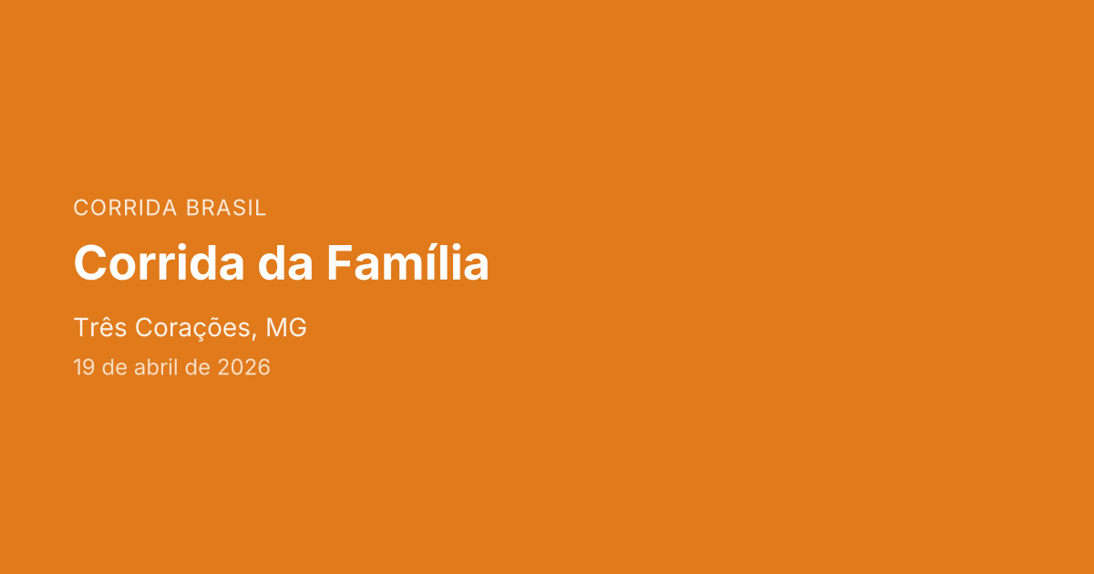 Corrida da Família