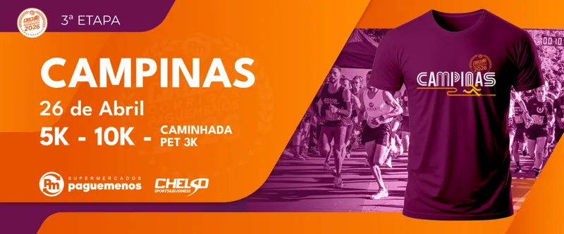 Circuito de Corridas Pague Menos - 3ª Etapa Campinas