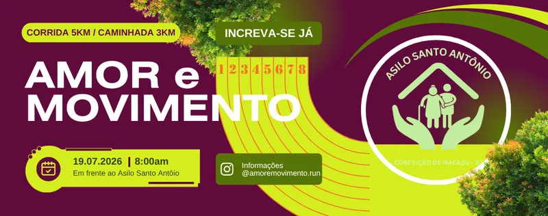 Corrida e Caminhada Amor e Movimento