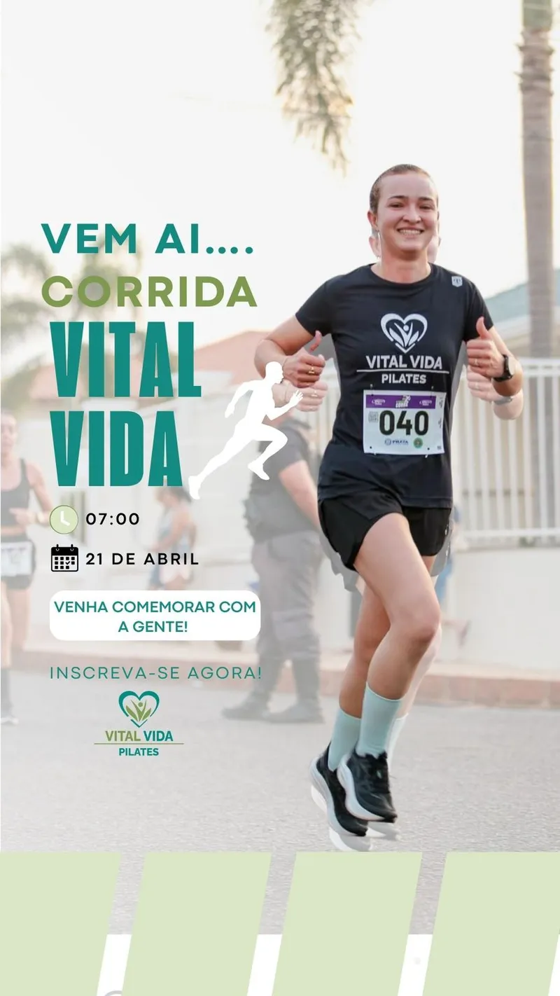 Corrida Vital Vida - Prata Mg