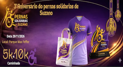 3 Aniversario do Pernas Solidarias Suzano