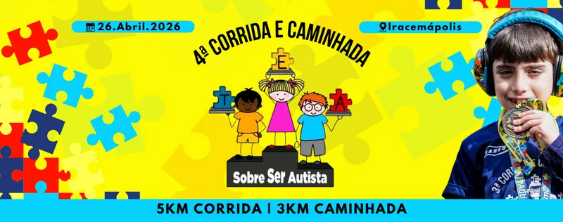 4ª Corrida e Caminhada Sobre Ser Autista