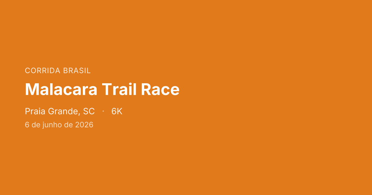 Malacara Trail Race