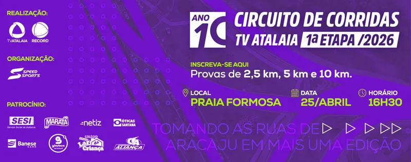 Circuito de Corridas Tv Atalaia - 1ª Etapa