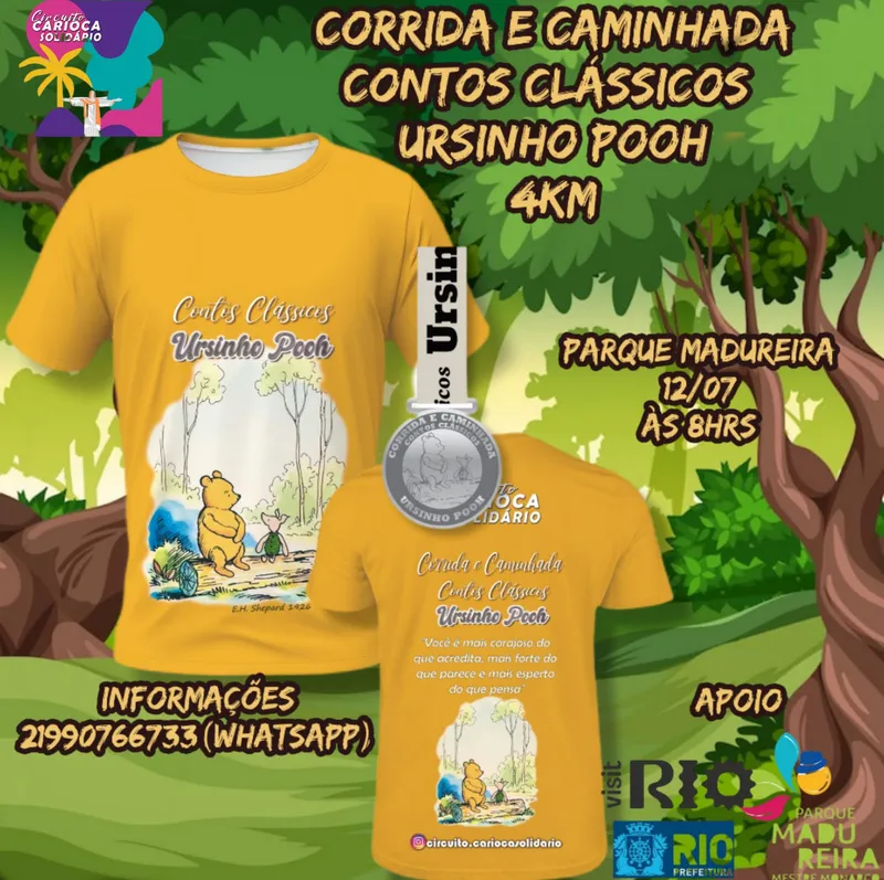 Corrida e Caminhada Contos Clássicos Ursinho Pooh