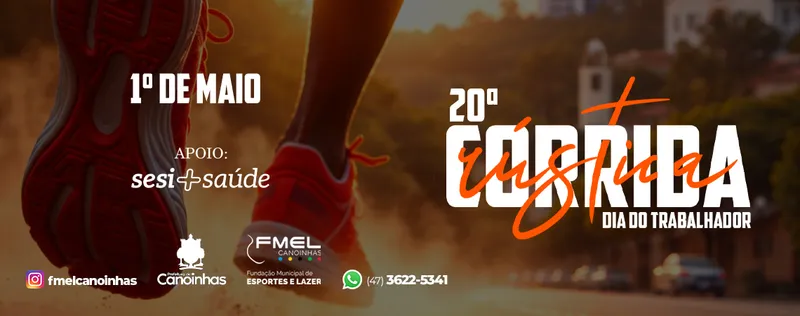 20ª Corrida Rústica Dia do Trabalhador