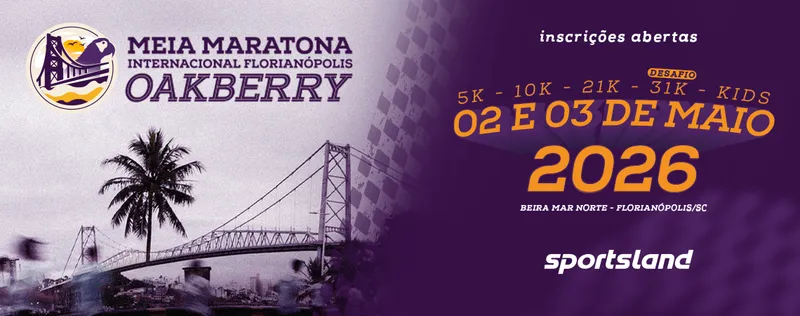 Meia Maratona Internacional de Florianópolis Oakberry - S[abado