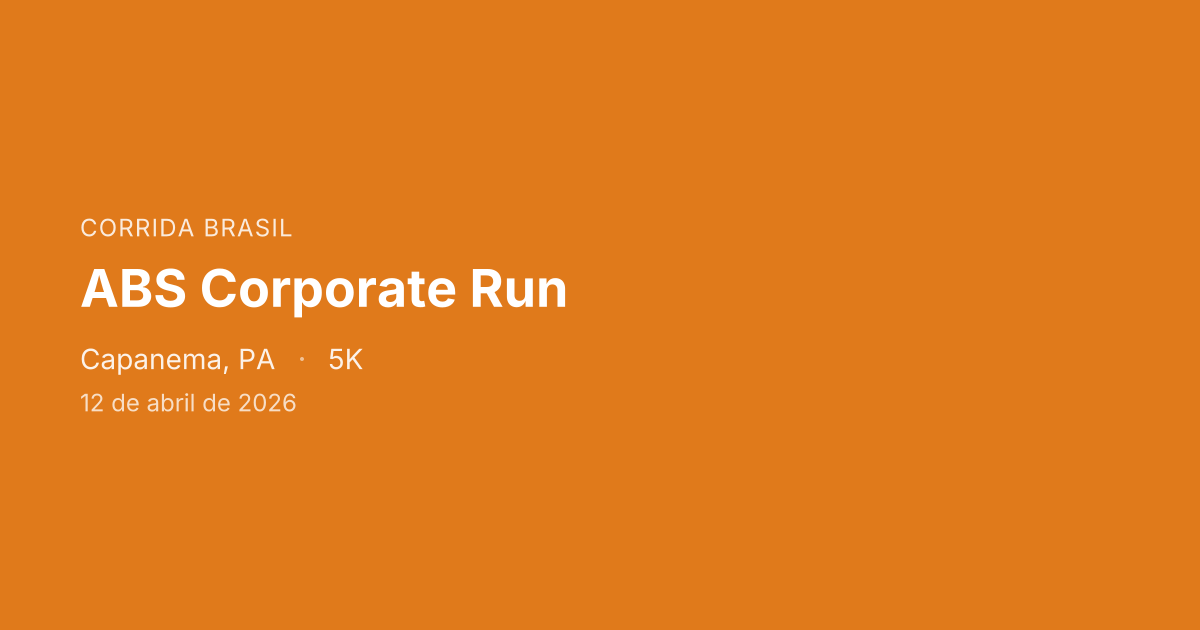 ABS Corporate Run