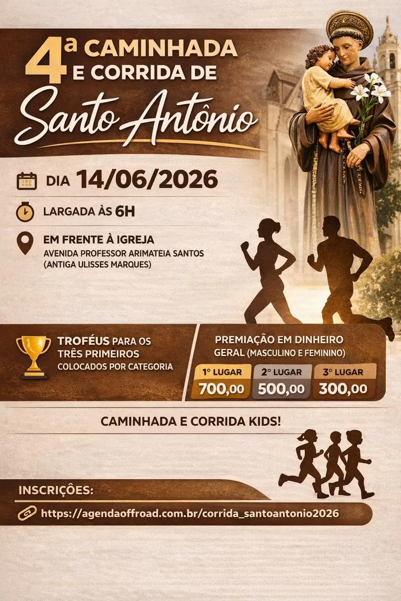 4ª Caminhada e Corrida de Santo Antônio