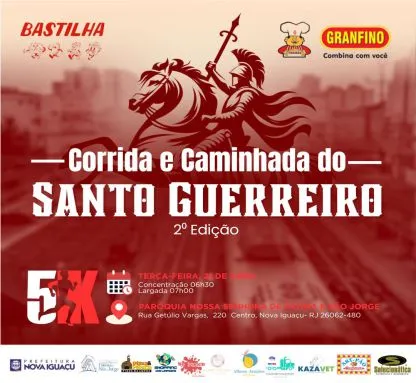 Corrida e Caminhada Santo Guerreiro - 2ª Edição