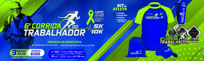 6ª Corrida do Trabalhador Canpat Manaus