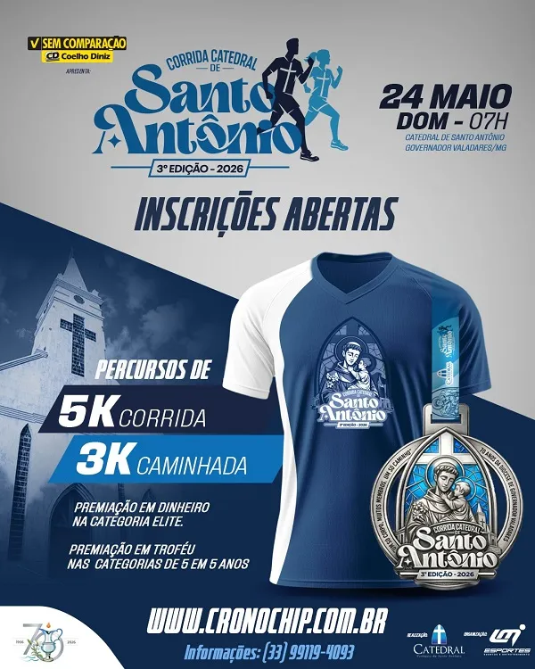 3ª Corrida Catedral de Santo Antônio de Governador Valadares