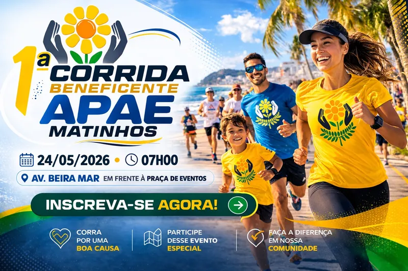 1ª Corrida e Caminhada Beneficente APAE de Matinho