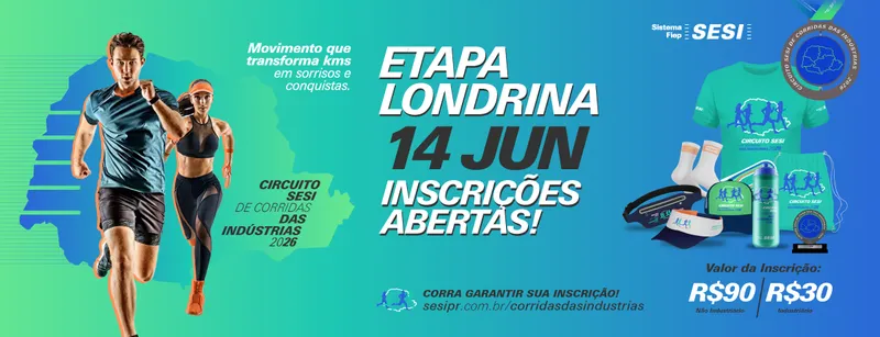 Circuito Sesi de Corrida das Indústrias -  Londrina