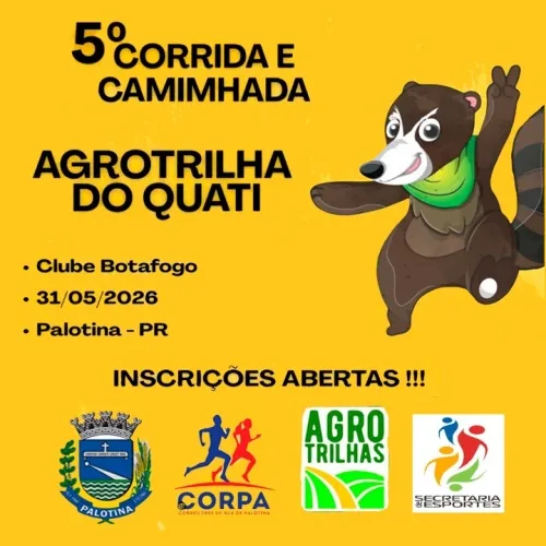 5ª Corrida e Caminhada Agrotrilha do Quati