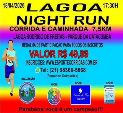 Lagoa Night Run - Corrida Solidária