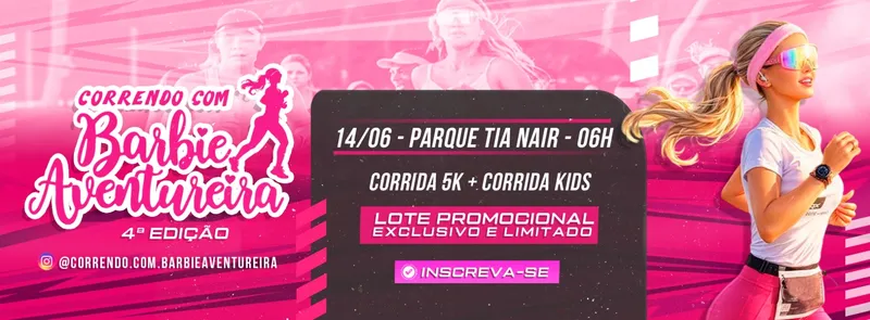 Correndo com Barbie Aventureira