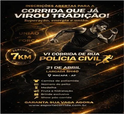 1ª Corrida/Caminhada da Polícia Civil
