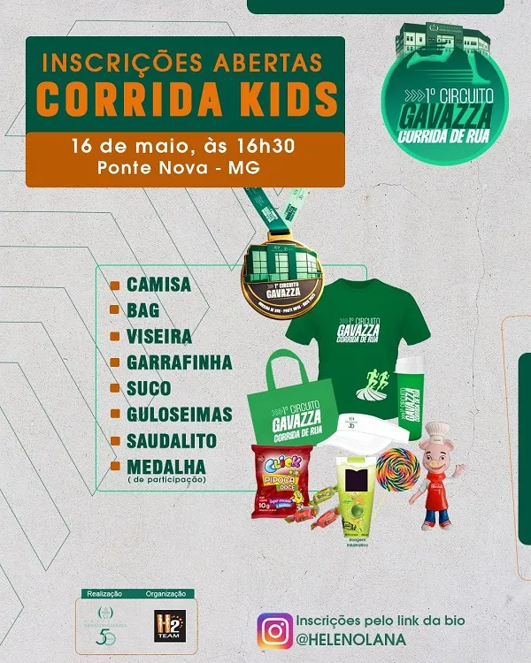 Corrida Kids - 1º Circuito Gavazza de Corrida